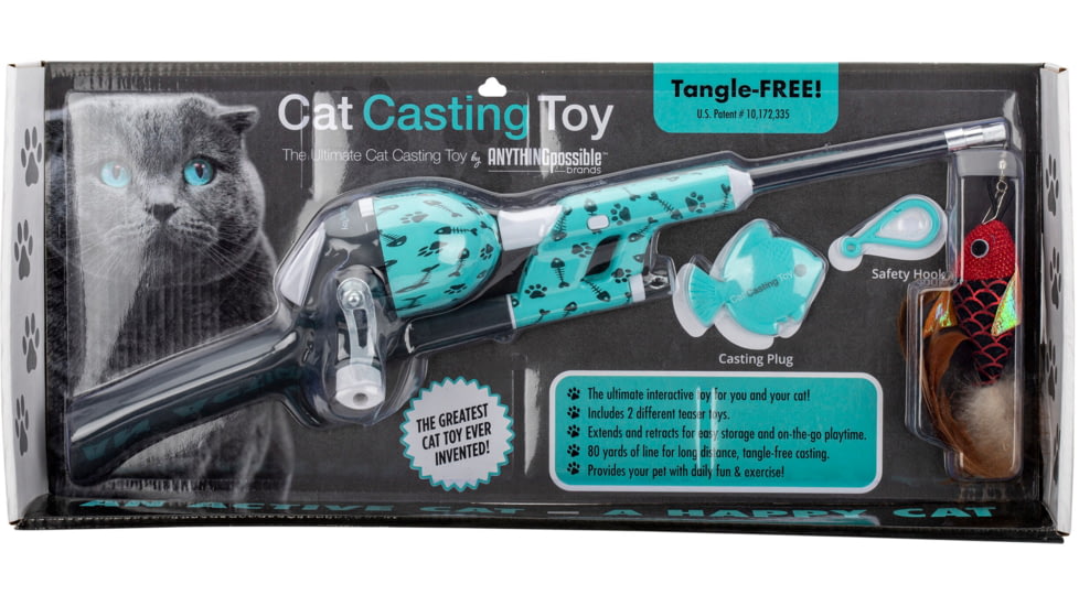 Kid Casters Cat Casters Cat Toy, Fishbone, 100, CATCASTFISHBONE