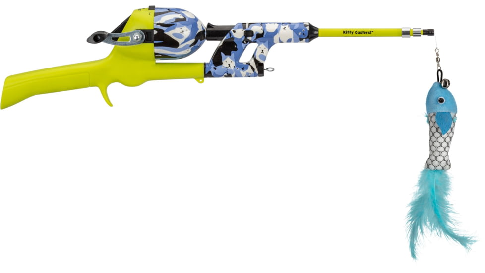 Kid Casters Cat Casters Cat Toy, Yellow Camo, 100, CATCASTCATCAMO