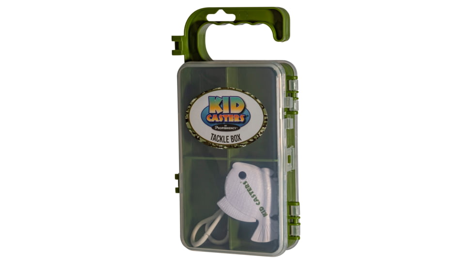 Kid Casters GreenTackle Bag Fishing Kit, KCBAGGREEN