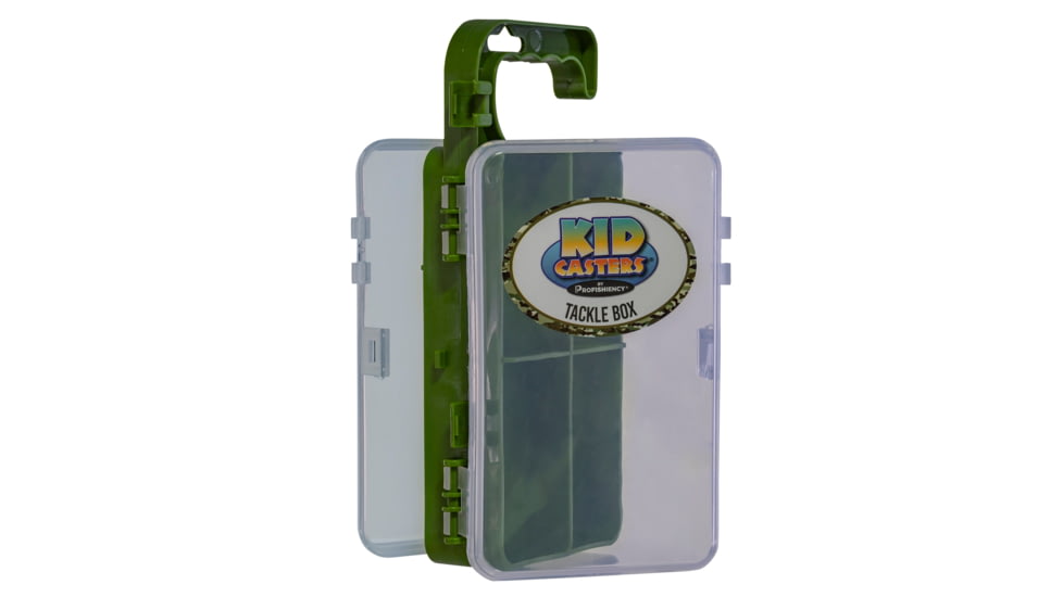 Kid Casters GreenTackle Bag Fishing Kit, KCBAGGREEN