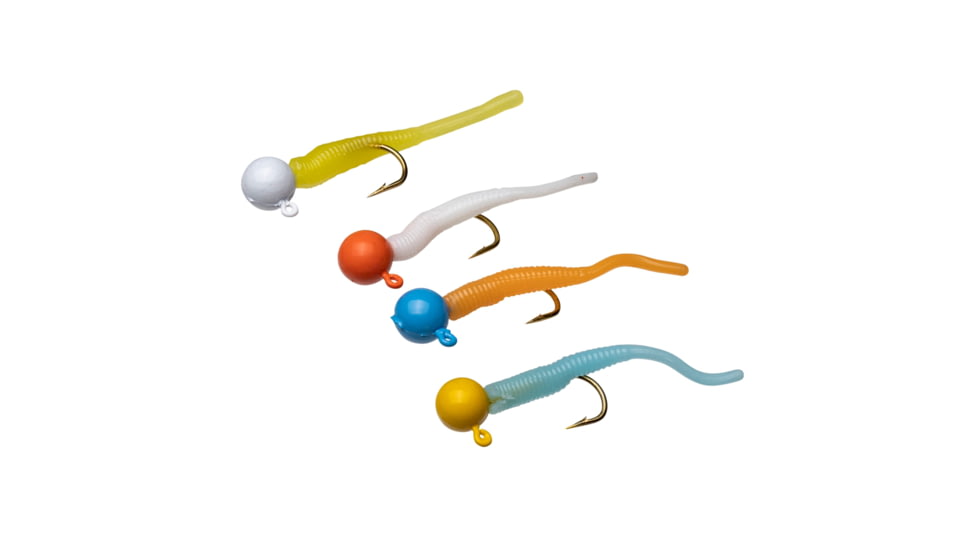 Kid Casters Kid Casters Mini Jigs, 4 Per Pack, Multicolor, KCJIG