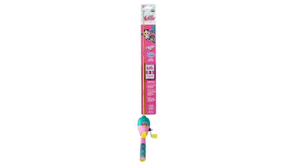 Kid Casters L.O.L. Surprise Youth Fishing Kit, Multicolor, LOLREG20