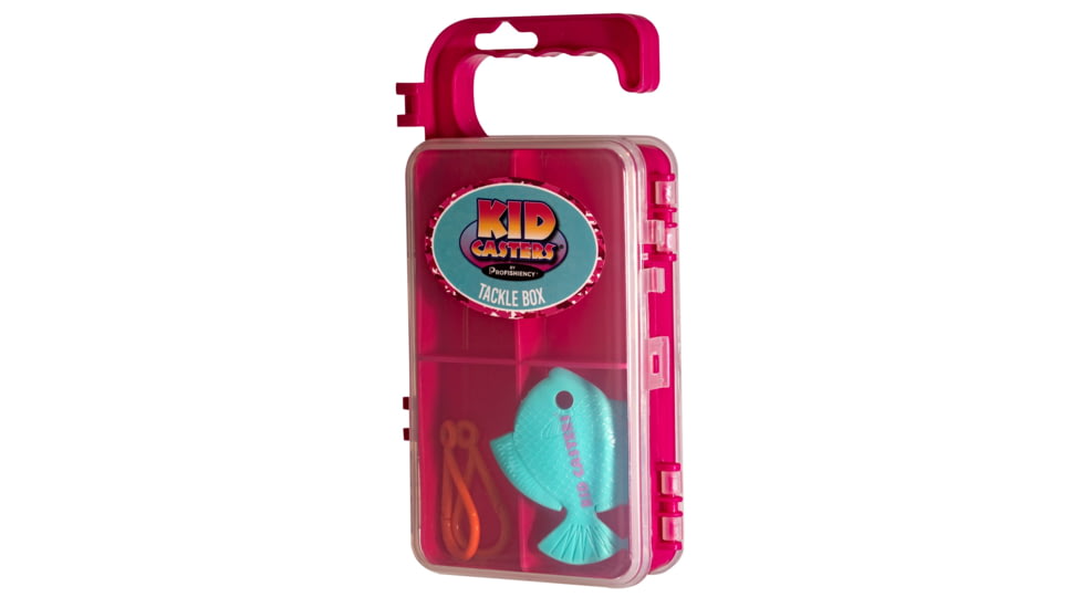 Kid Casters Pink Tackle Bag Fishing Kit, KCBAGPINK
