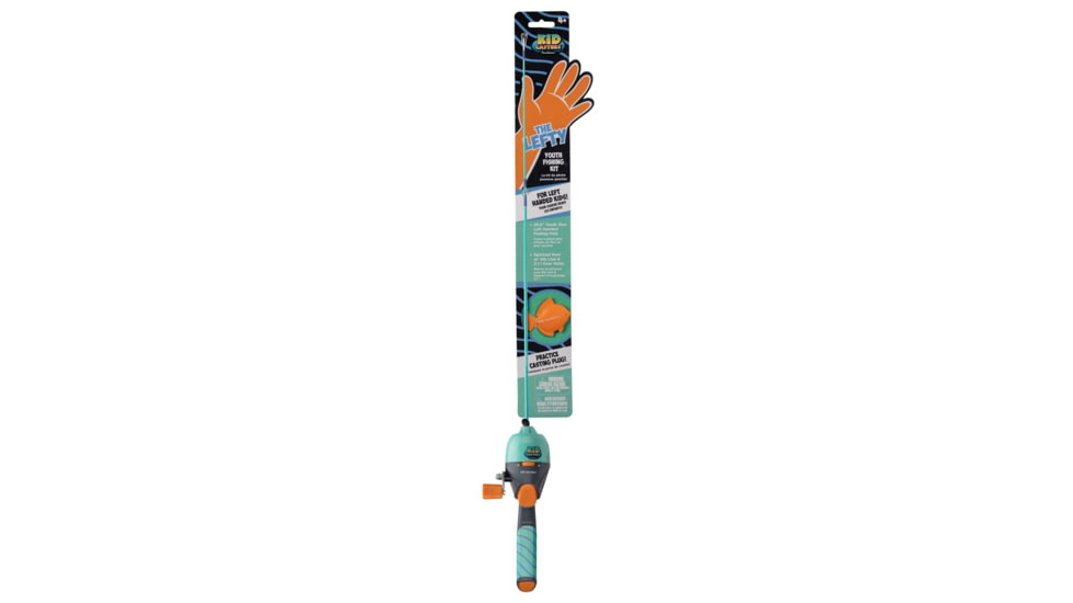 Kid Casters The Lefty Youth Fishing Kit, Multicolor, LEFTYREG