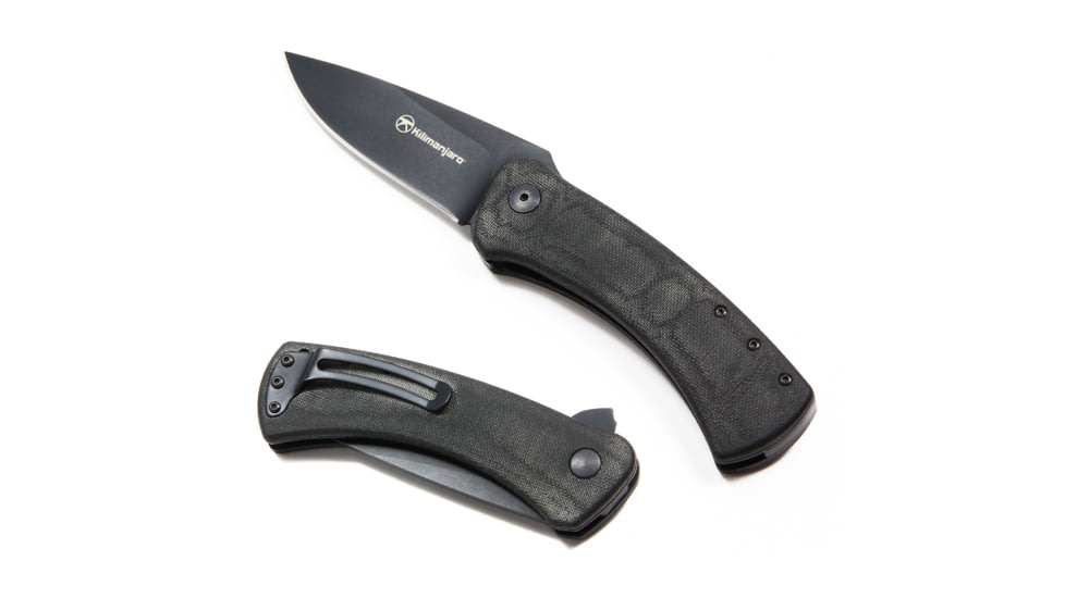 Kilimanjaro Gear AUS-10 Stainless Steel Blade DW Folder Folding Knife, Overall Length 7,5 in., Gray, 910143