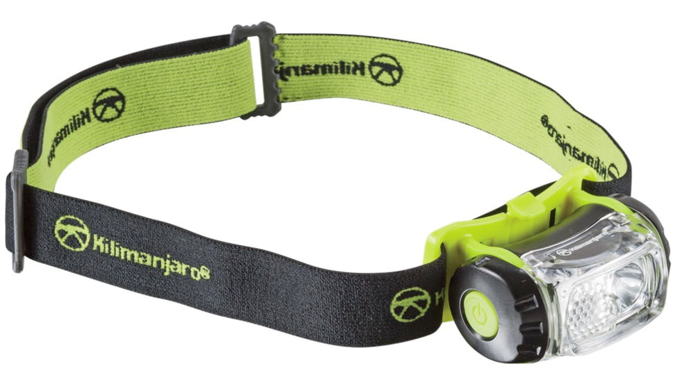 Kilimanjaro Gear LED Headlamp, Green, 180 Lumens, 3 AAA Included KJ910101