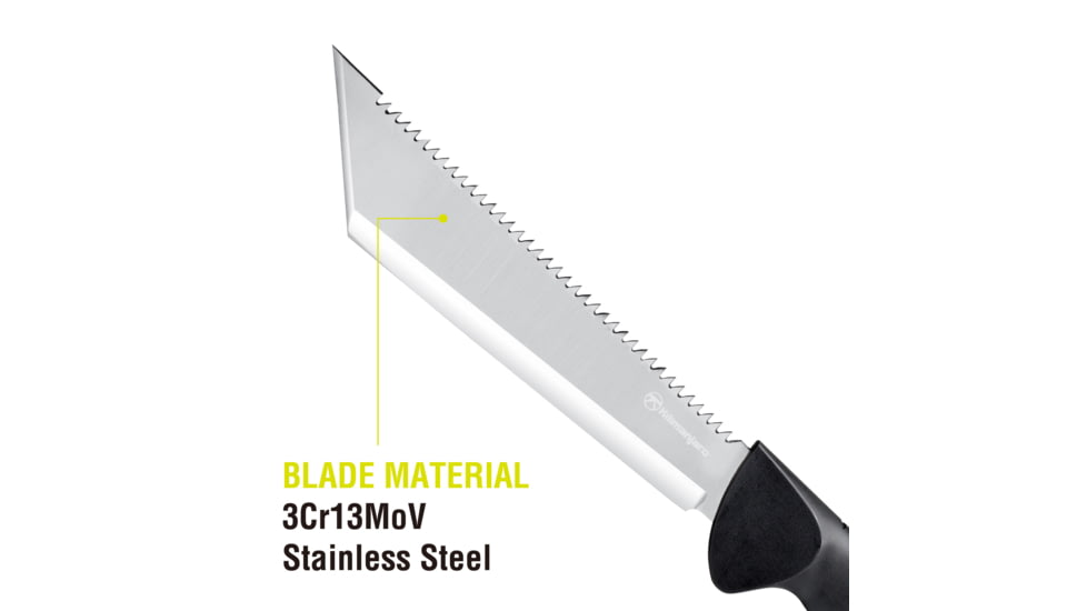 Kilimanjaro Gear TM16 Tanto Machete w/ Saw Back,16in KJ910041