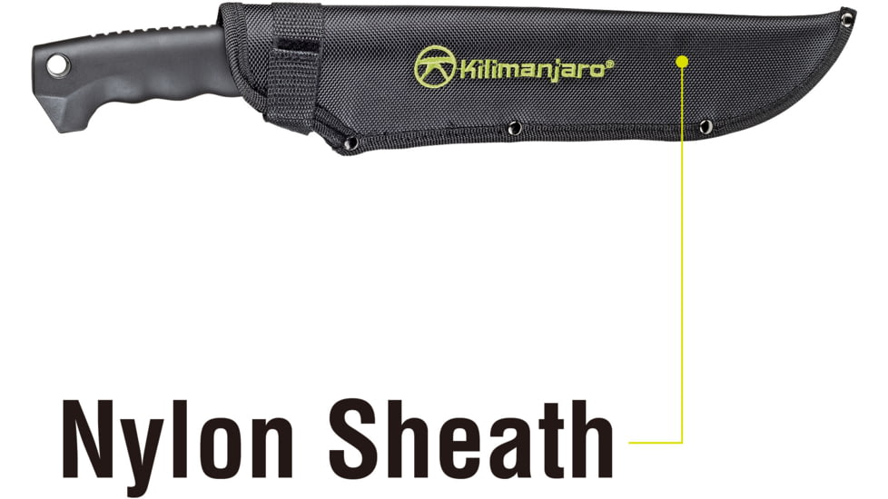 Kilimanjaro Gear TM16 Tanto Machete w/ Saw Back,16in KJ910041