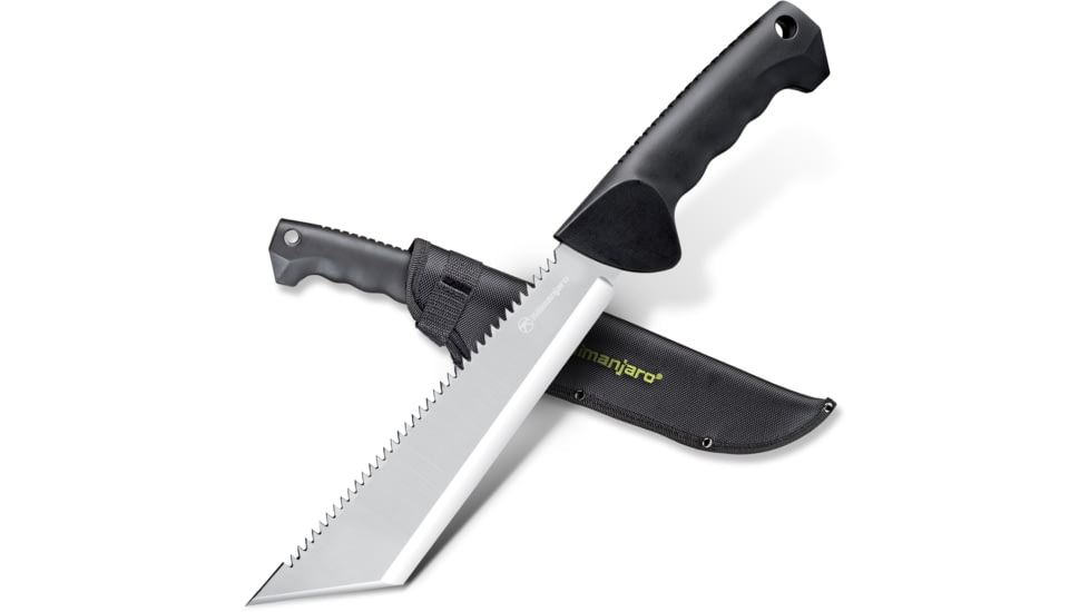 Kilimanjaro Gear TM16 Tanto Machete w/ Saw Back,16in KJ910041