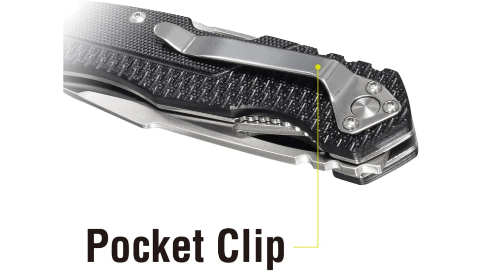 Kilimanjaro Gear Vello Folding Knife/Multi Tool,3.7in, Black G10 handle,Plain Blade KJ910036