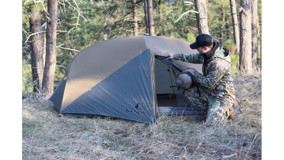 Kings Camo XKG Summit 2 Tent, Khaki/Charcoal, 2 Person, XKG6200