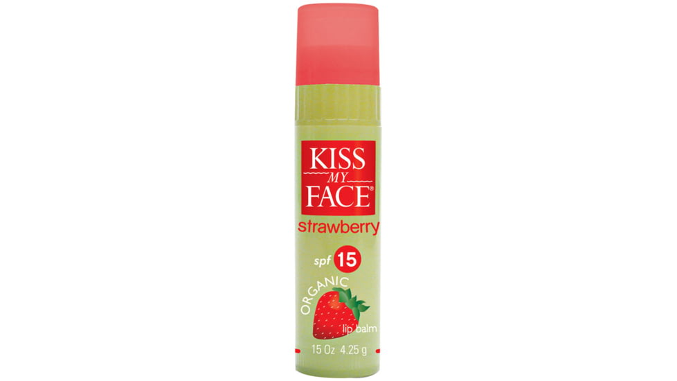 Kiss My Face Strawberry Spf15 Lip Balm 1501505