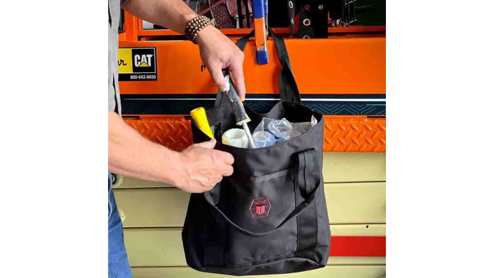 KITANICA Utilitote Bag w/out Zipper, Black, One Size, 116-0001
