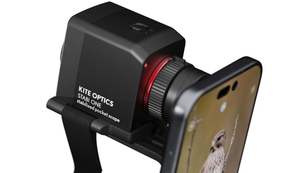 Kite Optics Stabi-One Stabilized Monocular, 10x20mm, Black, K280598