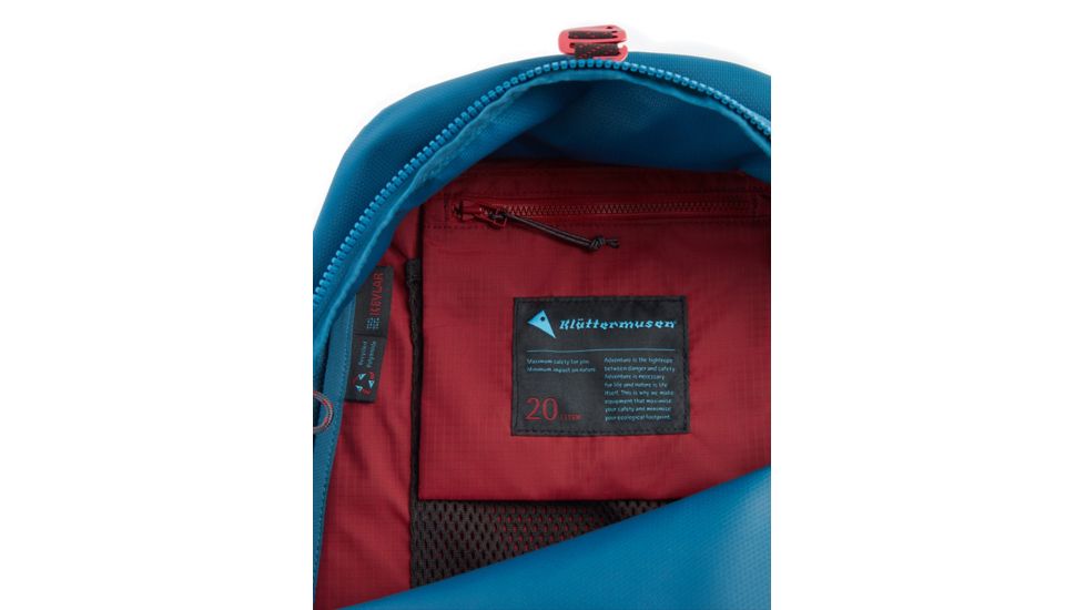 Klattermusen Bure Backpack, Unisex, Blue Sapphire, 15Liters, 40384U91-610-15L