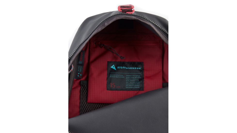 Klattermusen Bure Backpack, Unisex, Raven, 15Liters, 40384U91-961-15L