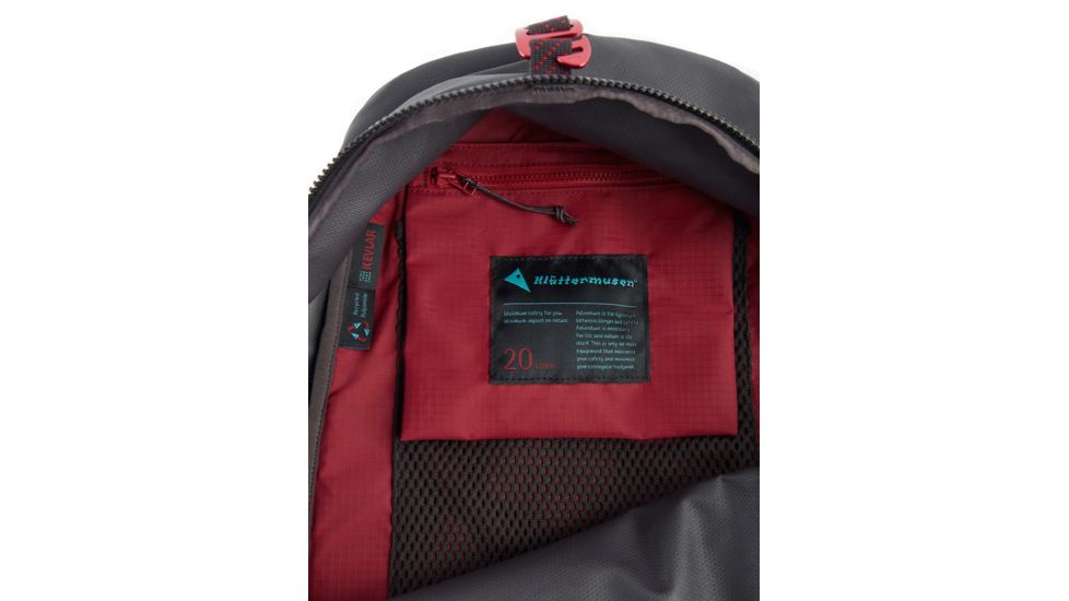 Klattermusen Bure Backpack, Unisex, Raven, 20Liters, 40385U91-961-20L