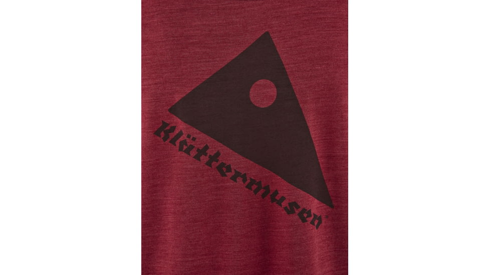 Klattermusen Eir Rain Short Sleeve Tee, Mens, Burnt Russet, Extra Large, 20623M82-230-XL