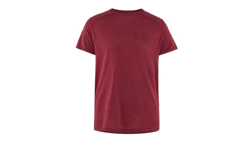 Klattermusen Eir Rain Short Sleeve Tee - Mens, Burnt Russet, Extra Large, 20623M82-230-XL