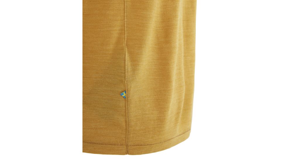 Klattermusen Eir Rain Short Sleeve Tee, Womens, Dark Honey, Small, 20623W82-400-S