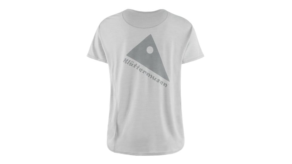 Klattermusen Eir Rain Short Sleeve Tee, Womens, Frost, Extra Small, 20623W82-105-XS