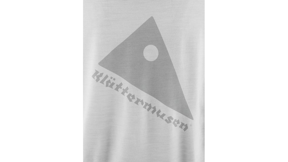 Klattermusen Eir Rain Short Sleeve Tee, Womens, Frost, Extra Small, 20623W82-105-XS