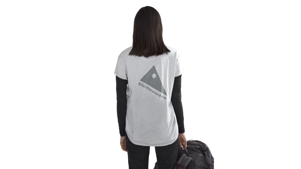 Klattermusen Eir Rain Short Sleeve Tee, Womens, Frost, Extra Small, 20623W82-105-XS