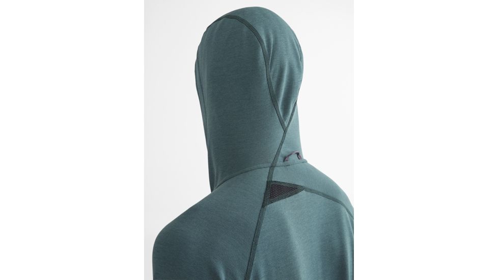 Klattermusen Njorun 2.0 Hoodie, Womens, Dark Deep Sea, Extra Small, 20625W91-635-XS
