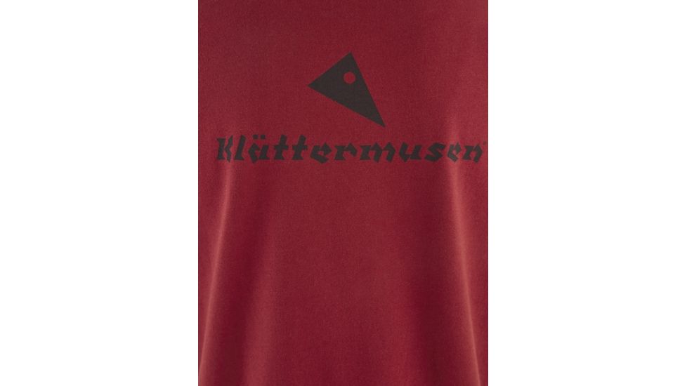 Klattermusen Runa Statement Short Sleeve Tee, Mens, Burnt Russet, Extra Large, 20626M91-230-XL