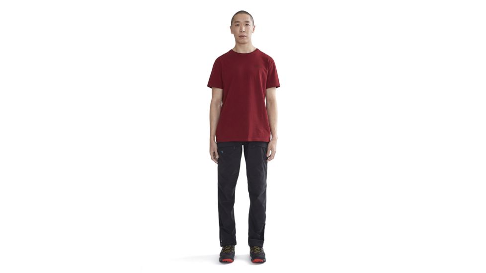 Klattermusen Runa Statement Short Sleeve Tee, Mens, Burnt Russet, Extra Large, 20626M91-230-XL