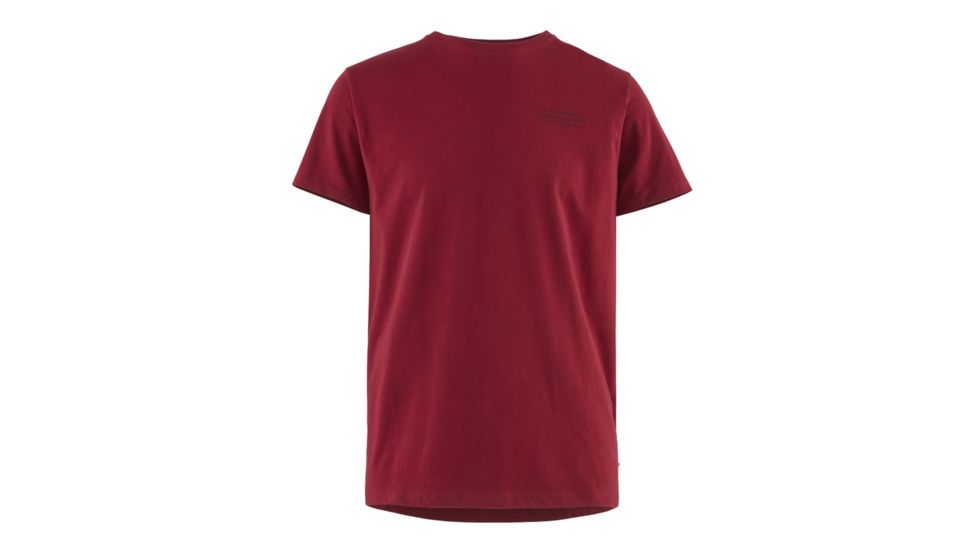 Klattermusen Runa Statement Short Sleeve Tee, Mens, Burnt Russet, Extra Large, 20626M91-230-XL