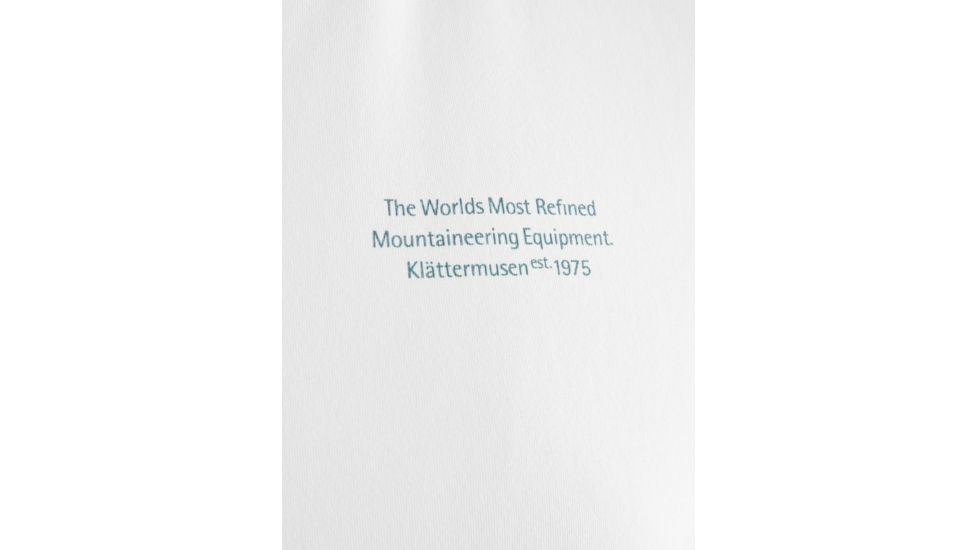 Klattermusen Runa Statement Short Sleeve Tee, Mens, Snow, Small, 20626M91-101-S