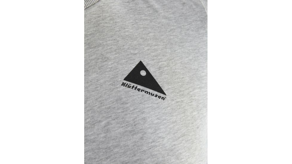 Klattermusen Runa Workshop Short Sleeve Tee, Mens, Grey Melange, Extra Large, 20627M91-905-XL