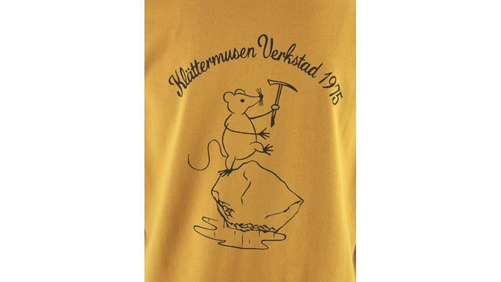 Klattermusen Runa Workshop Short Sleeve Tee, Mens, Honey, Extra Large, 20627M91-405-XL