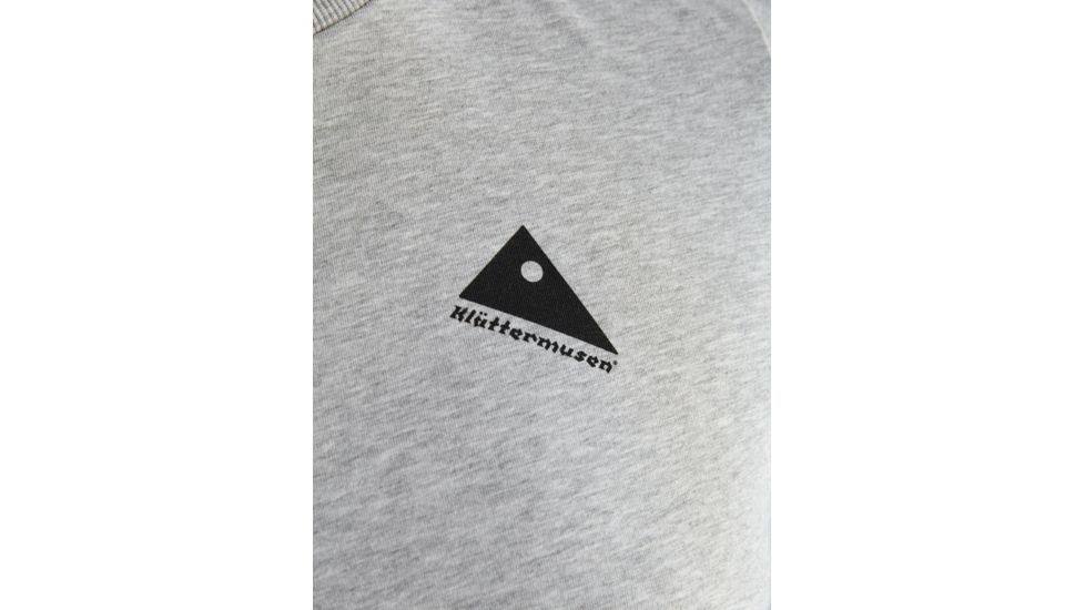 Klattermusen Runa Workshop Short Sleeve Tee, Womens, Grey Melange, Medium, 20627W91-905-M