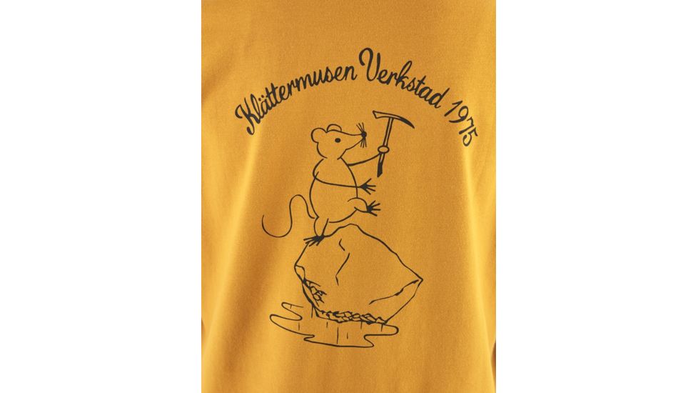 Klattermusen Runa Workshop Short Sleeve Tee, Womens, Honey, Large, 20627W91-405-L