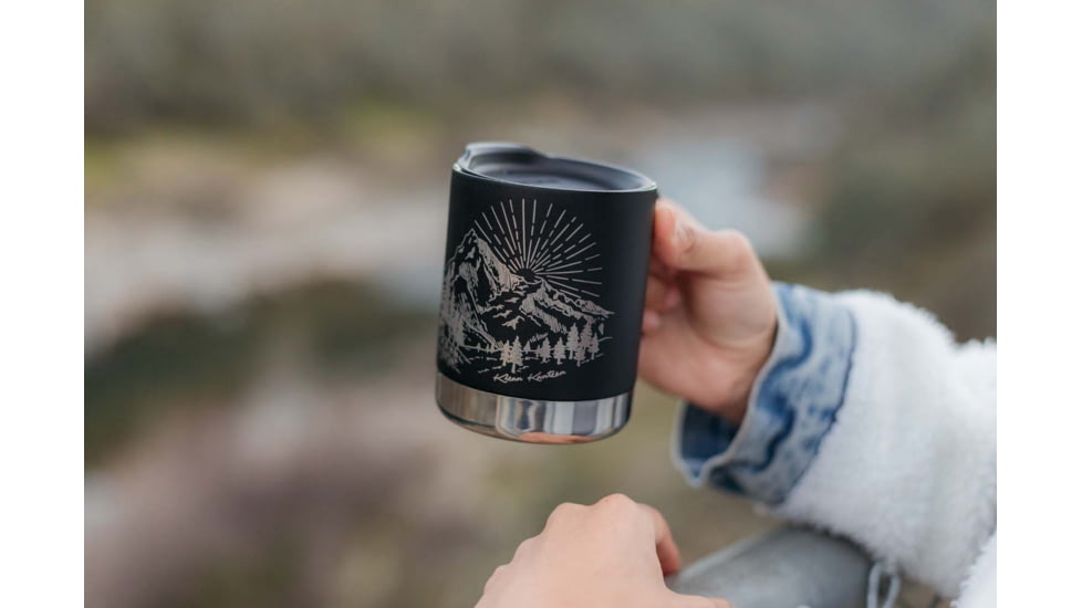 Klean Kanteen Camp Mug, Mountain- Black, 12oz, 1009750