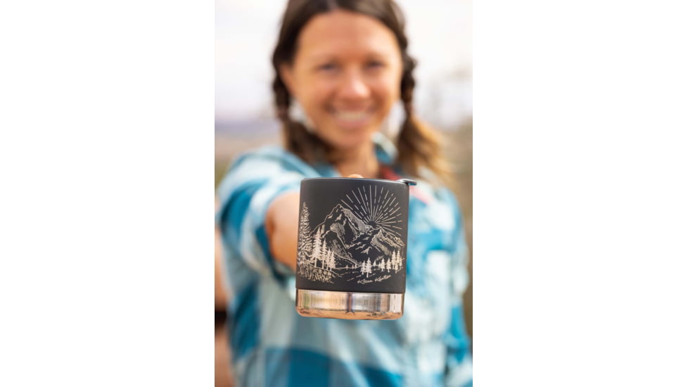 Klean Kanteen Camp Mug, Mountain- Black, 12oz, 1009750