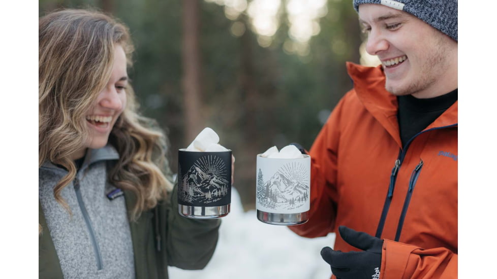 Klean Kanteen Camp Mug, Mountain- Black, 12oz, 1009750