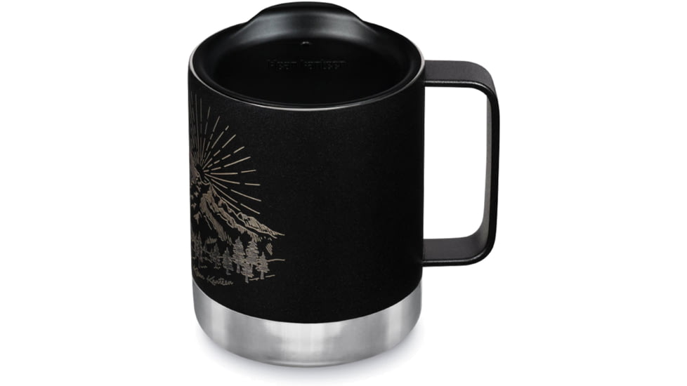 Klean Kanteen Camp Mug, Mountain- Black, 12oz, 1009750