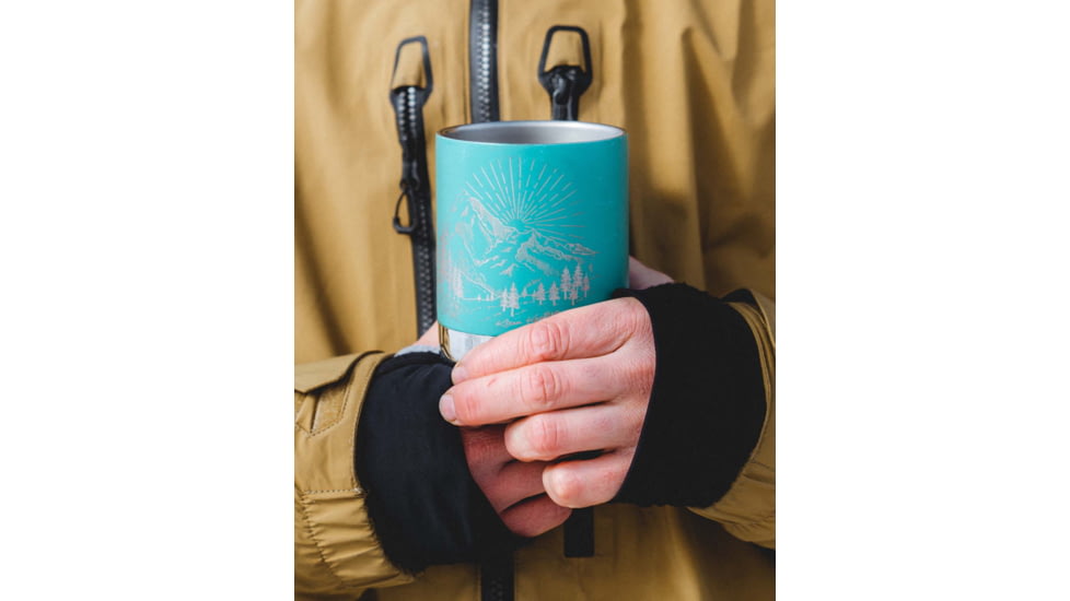 Klean Kanteen Camp Mug, Mountain- Porcelain Green, 12oz, 1009749