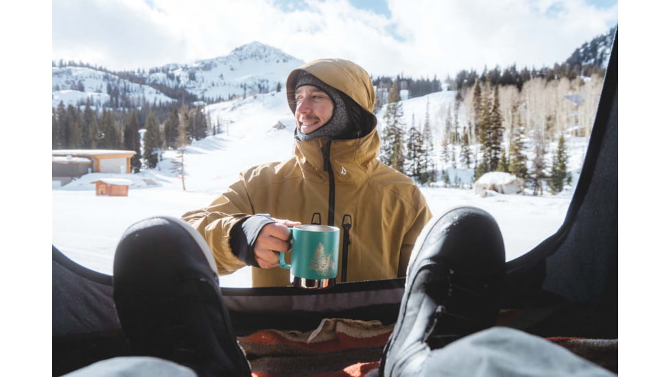 Klean Kanteen Camp Mug, Mountain- Porcelain Green, 12oz, 1009749