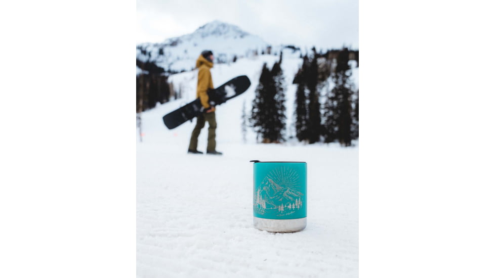 Klean Kanteen Camp Mug, Mountain- Porcelain Green, 12oz, 1009749