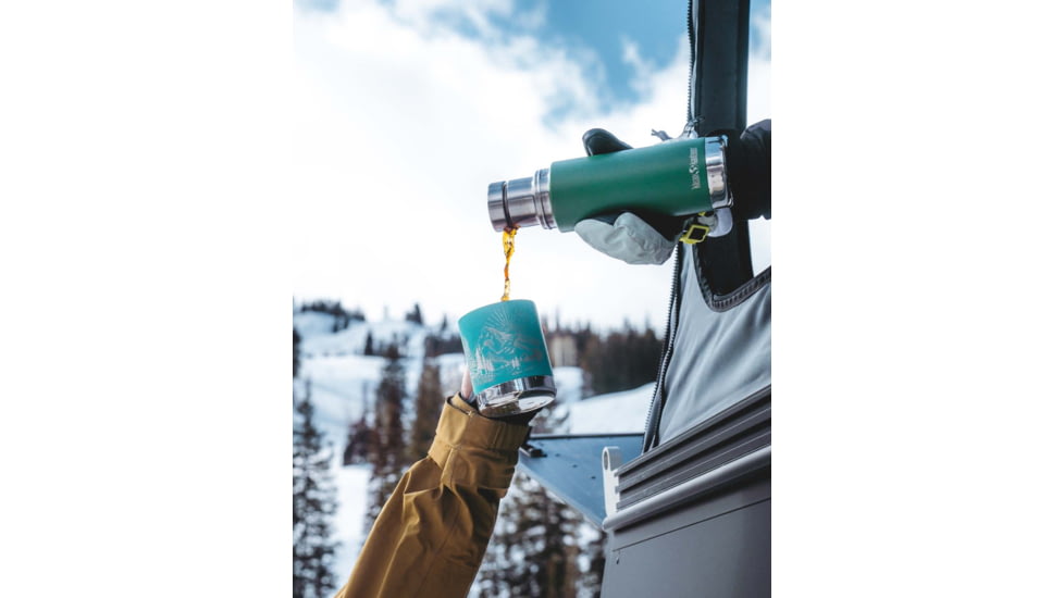 Klean Kanteen Camp Mug, Mountain- Porcelain Green, 12oz, 1009749