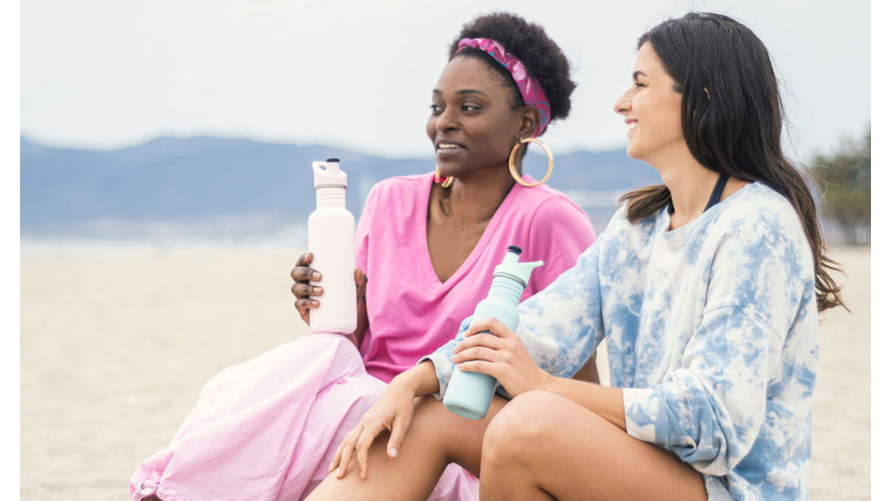 Klean Kanteen Classic Narrow 27oz w/Sport Cap, Heavenly Pink, 1010592