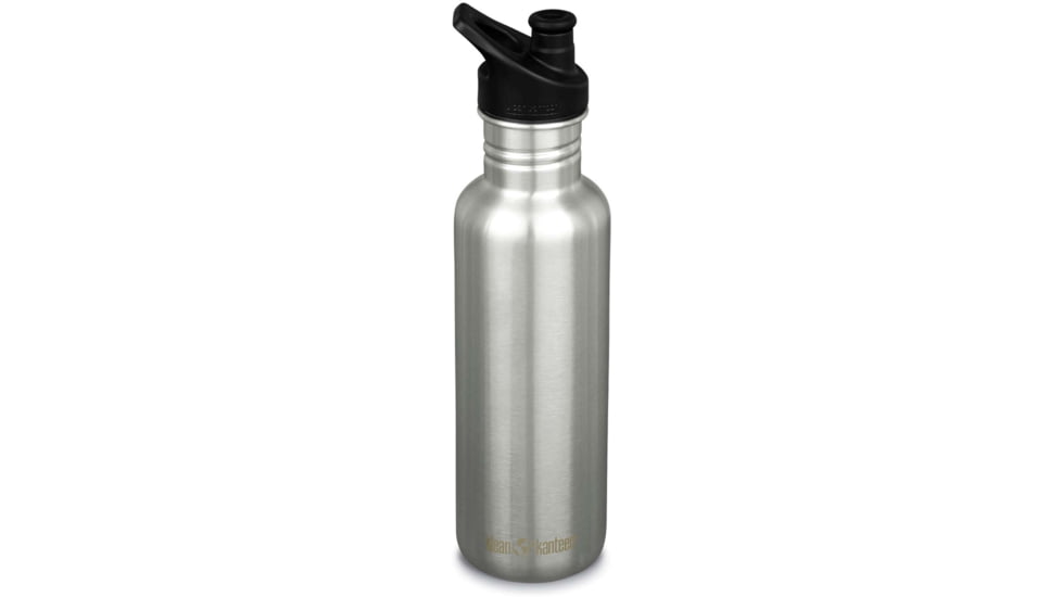 Klean Kanteen Classic w/ Sport Cap, 27oz, Brushed Stainless, 1008438