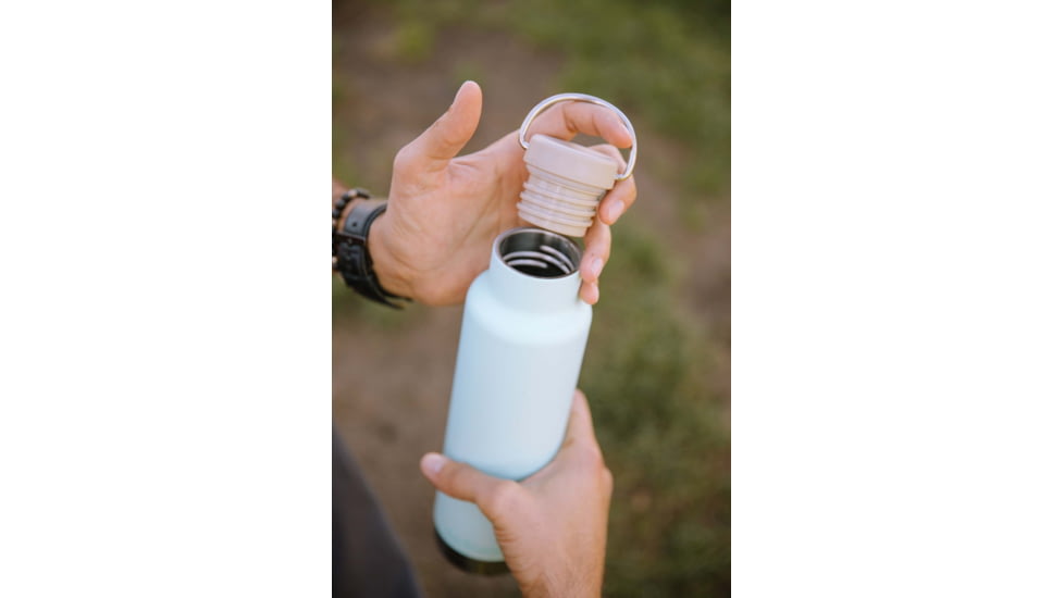 Klean Kanteen Insulated Classic w/Loop Cap, 20oz, Blue Tint, 1008460