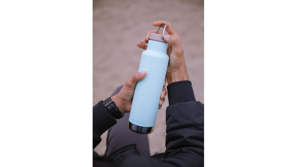Klean Kanteen Insulated Classic w/Loop Cap, 20oz, Blue Tint, 1008460