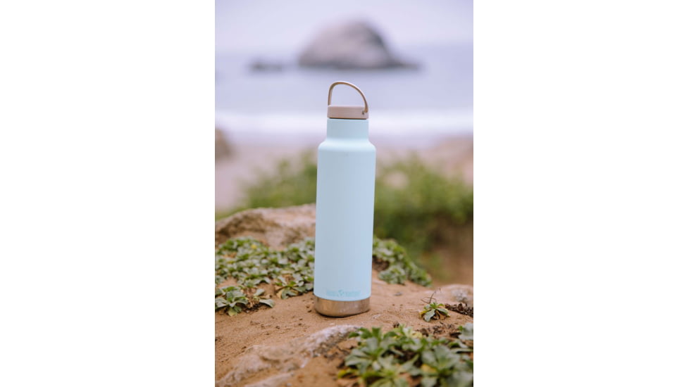 Klean Kanteen Insulated Classic w/Loop Cap, 20oz, Blue Tint, 1008460