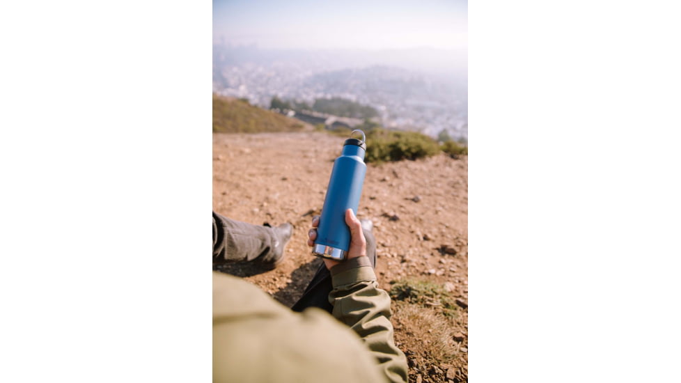 Klean Kanteen Insulated Classic w/Loop Cap, 20oz, Real Teal, 1008459